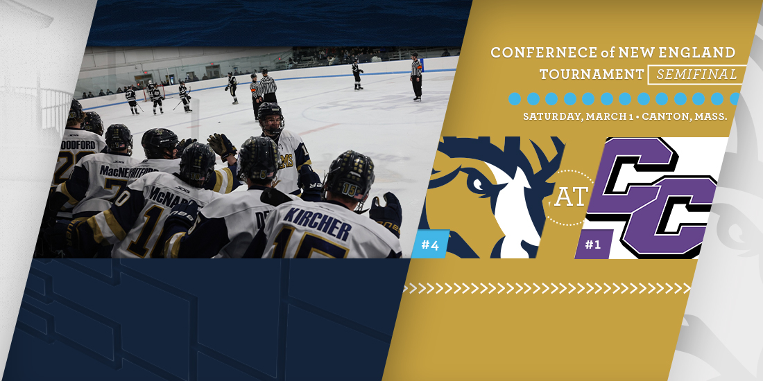Men&rsquo;s Hockey to Skate at No. 4 Curry in CNE Semifinals Saturday