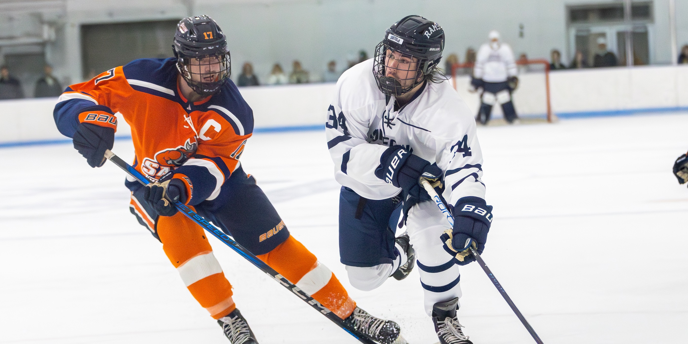 Men&rsquo;s Ice Hockey Enters Win Column, Routs RWU, 4-1