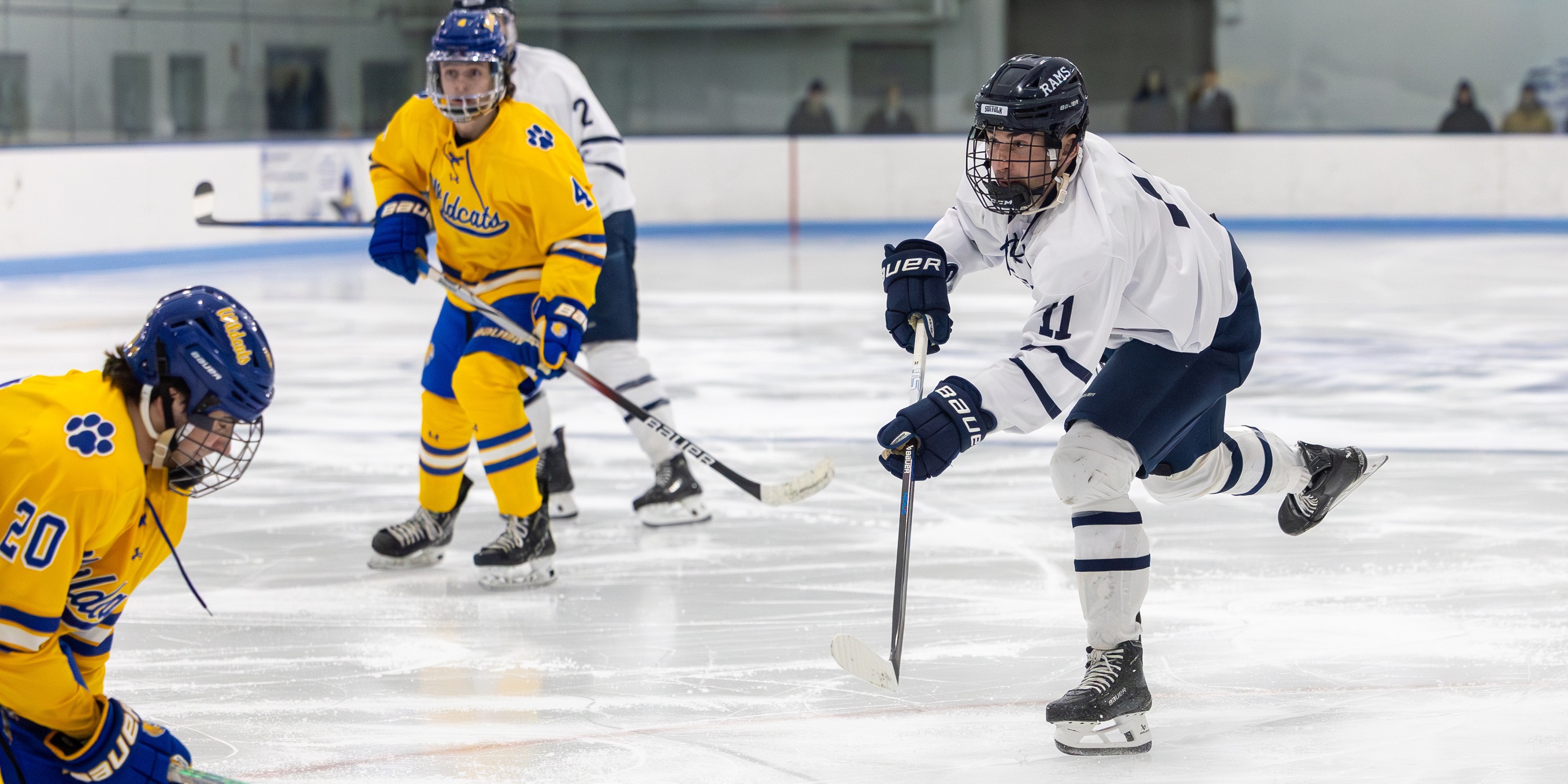 Men&rsquo;s Ice Hockey Secures Series Sweep, Skates by JWU, 4-1