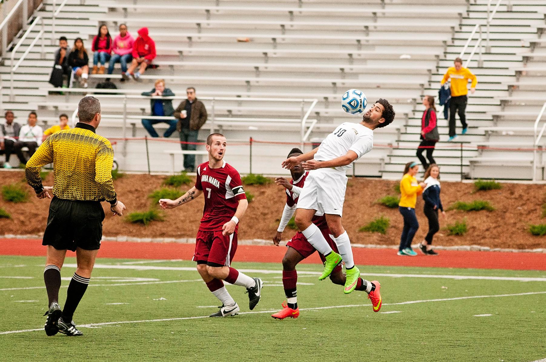 Men&rsquo;s Soccer Stuns Regis, 4-2, for Second Straight Win