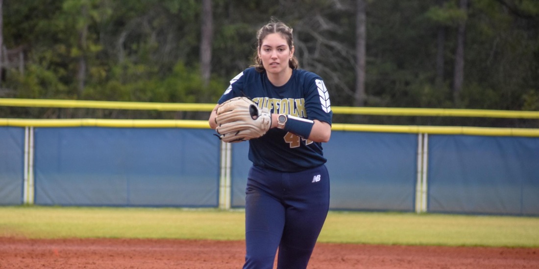 Softball Secures Pitcher&rsquo;s Duel 2-0 Win Over Wentworth in Game 1