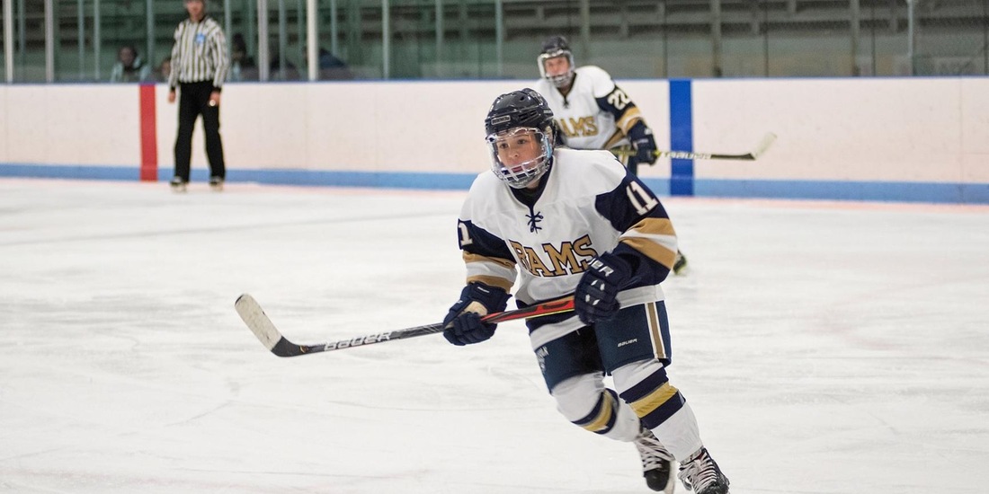Women&rsquo;s Hockey Tripped Up at Amherst, 5-1