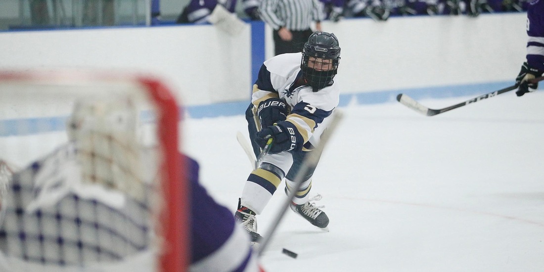 Women&rsquo;s Hockey Takes Down Trinity in OT, 4-3