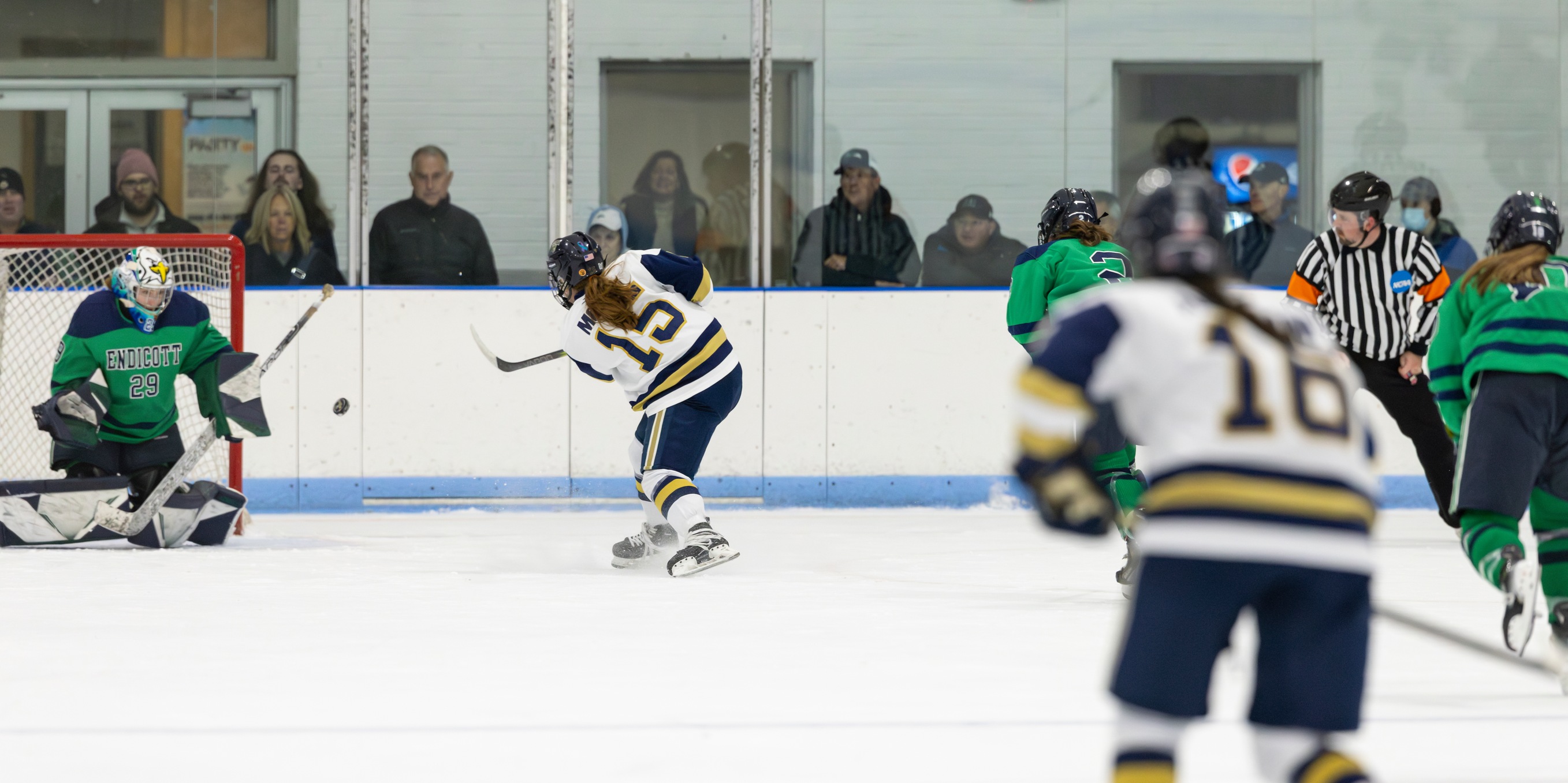 Molind Pushes Women&rsquo;s Hockey Past Endicott in OT, 3-2