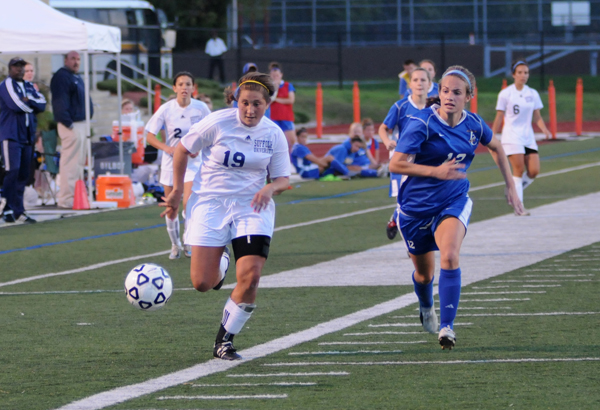 Miranda, Rams Top JWU on Suffolk Spirit Night, 2-1