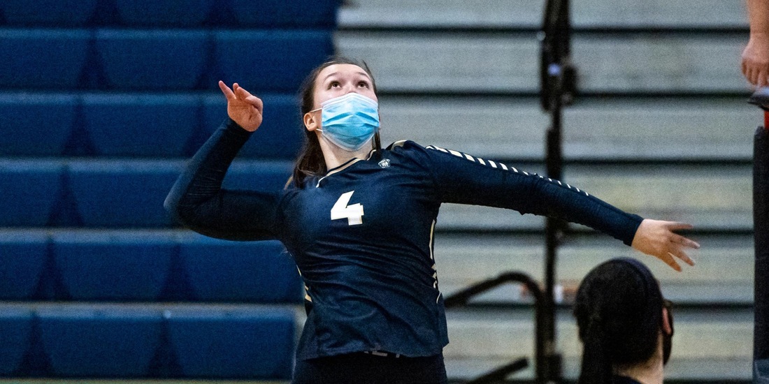 Tri-Match at Albertus Magnus with Husson Ahead for Volleyball