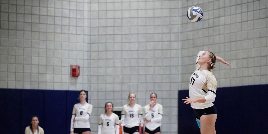 Volleyball Bested by Misericorida in Straight Sets